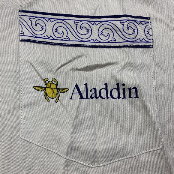 Disney Our Universe Mens Alladin Cave of Wonders Shirt Woven Button-Up XXL Rayon - Picture 3 of 16